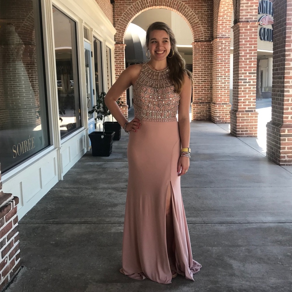 Blush formal gown